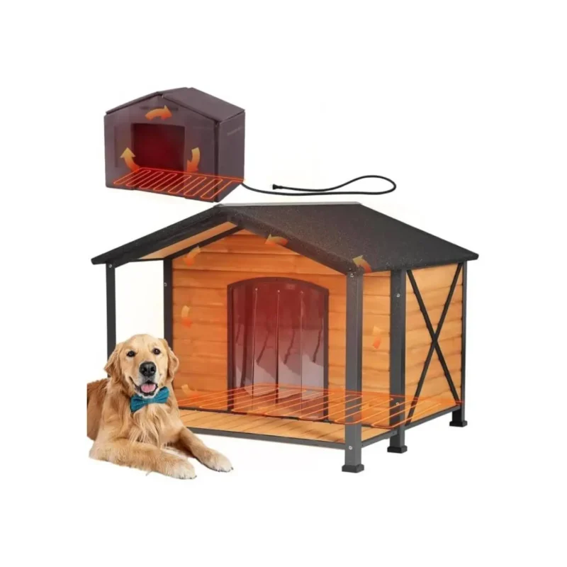 Outdoor Heated Dog Kennel