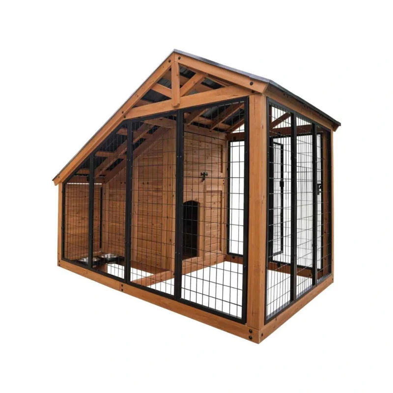Large Wooden Outdoor Dog Kennel