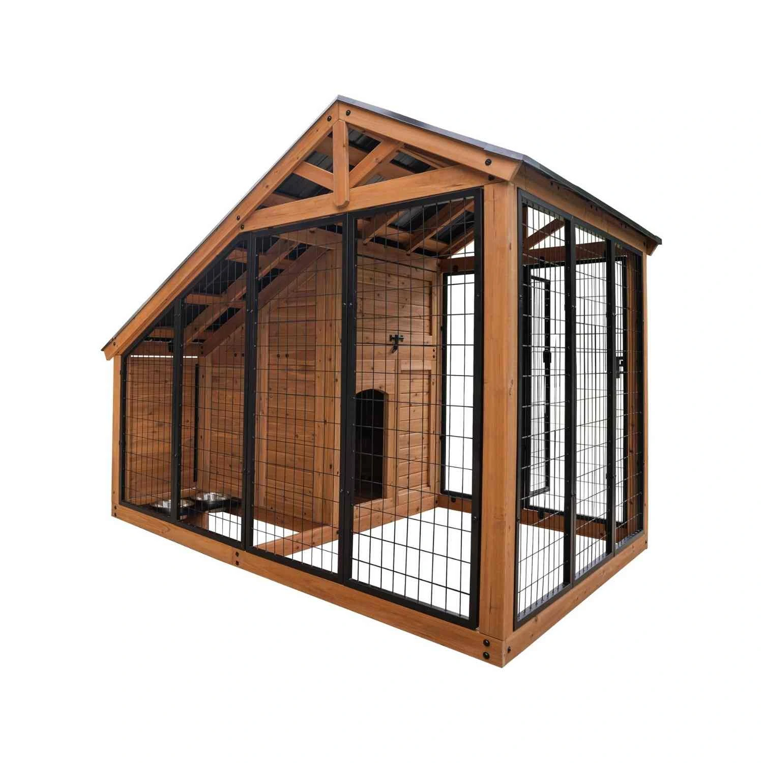 Large Wooden Outdoor Dog Kennel